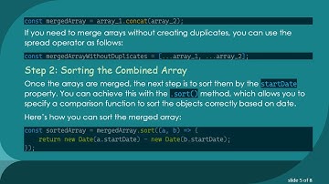 Combine JSON Arrays in JavaScript Based on Date: A Step-By-Step Guide