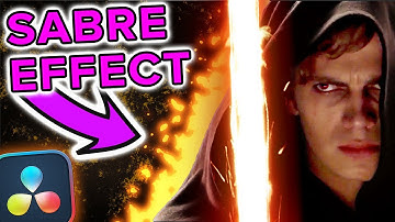 SABRE EFFECT TUTORIAL *EASY* Davinci Resolve 19