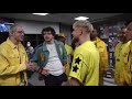 Jack Harlow &amp; Pete Davidson interviewing Jake Paul before Triller fight club event
