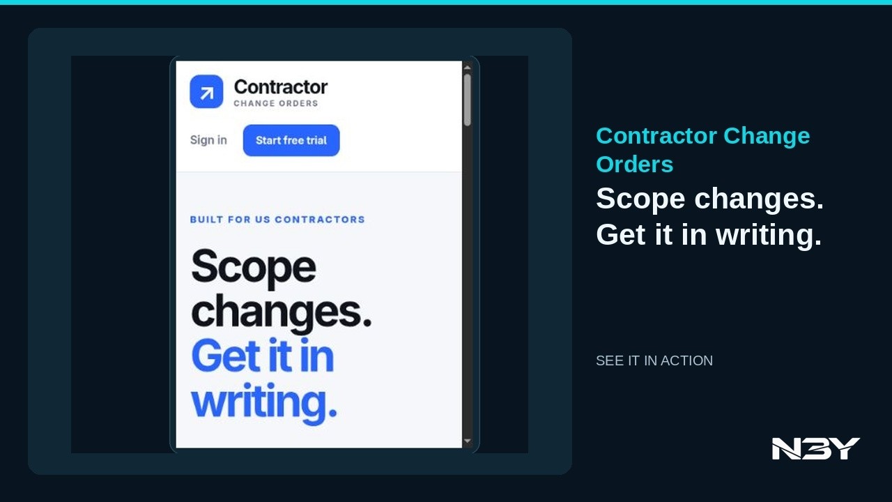 Contractor Change Orders | Document Extra Work and Client Approvals ...
