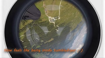 Promising calm flight at Pinzgau turned into tumbledryer-experience!