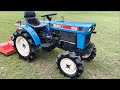 ISEKI 155 4WD Compact Tractor &amp; New 105cm Flail Mower