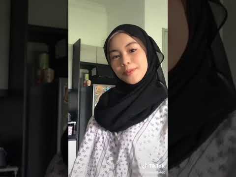 Tiktok awek tudung melayu, malaysia(3)