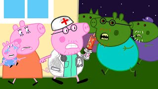 Zombie Apocalypse, Zombie Appears In Dr Peppa's Room🧟‍♀️ | Peppa Pig Funny Animation