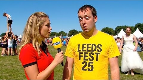 FUNNIEST Leeds Festival Interviews 😂 | Full Video + Outtakes! (Veo 3) 