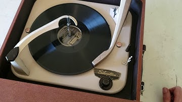 Silvertone Record  Player 78
