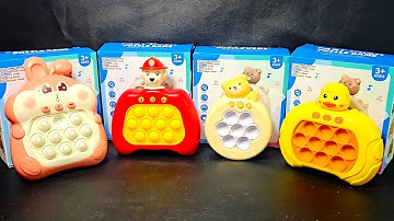 Satisfying ASMR with Playing Push Game Pop It Eletrônico Fidget Toy No Talking