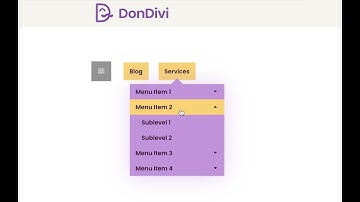 🧡 DiviMenus "Sub" Link Type - Wordpress Menu
