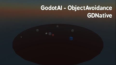 GodotAI GDNative C++ - ObjectAvoidance