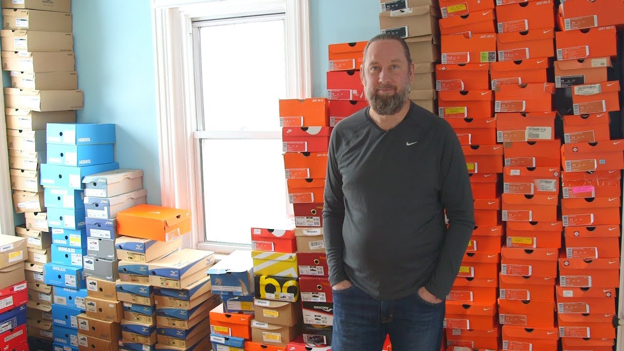 running shoe collection