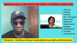 Tanzania  : Katiba ya Kenya inaandaliwa kwa ajili ya WATANZANIA / Hawa hapa WAFADHILI WA KATIBA  .