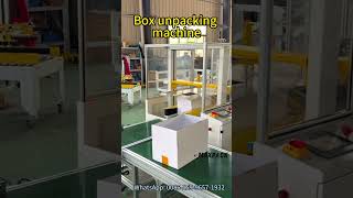 Industrial Box Unpacking Machine Heavy Duty Carton Erector #packagingautomation #caseerector