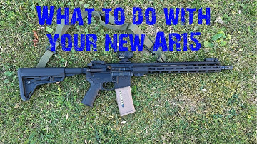 New AR15? What to do before you shoot
