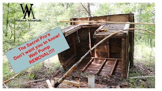 #7, Cheap, Easy DIY deep well pump removal. What the experts DON'T want you to know!!