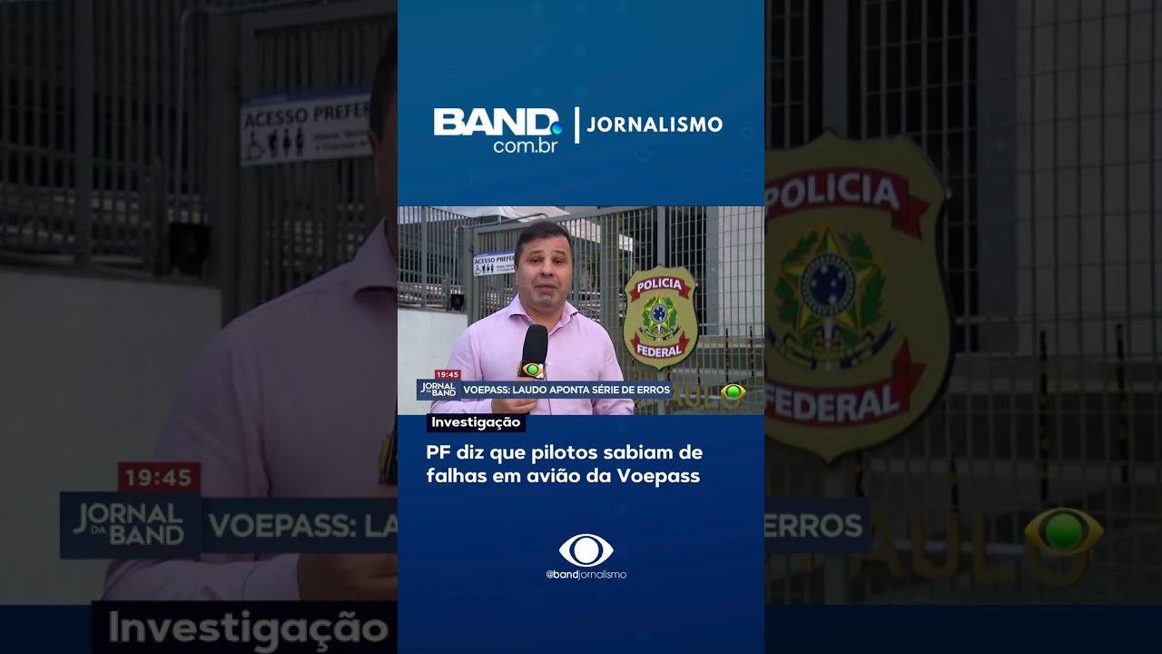 PF diz que pilotos sabiam de falhas em avião da Voepass