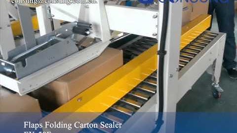 fully automatic Flaps folding carton case sealers machine