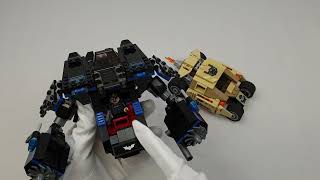 Presentation Of The Setn369 76001 Lego The Bat Vs Bane Tumbler Chase