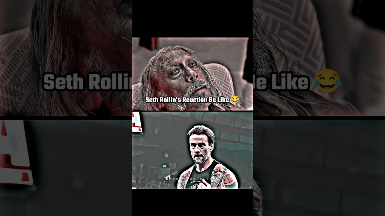 Seth Rollins Reaction After Cm Punk Attacks On Roman Reigns 😂 