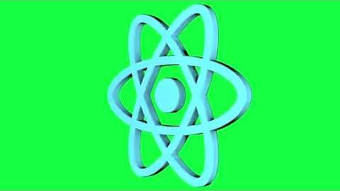 React Green Screen Logo Loop Chroma Animation