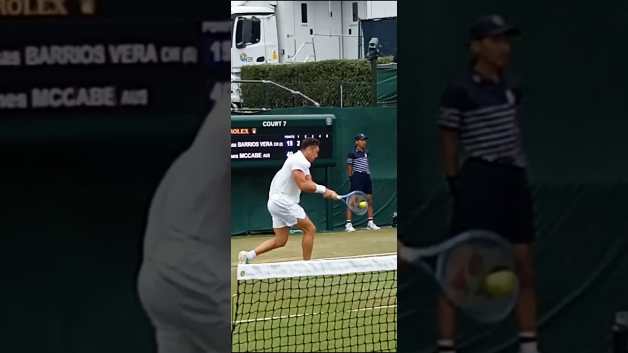 James McCabe has a dog fight with Vera to Qualify for Wimbledon 