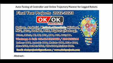 Auto Tuning of Controller and Online Trajectory Planner for Legged Robots