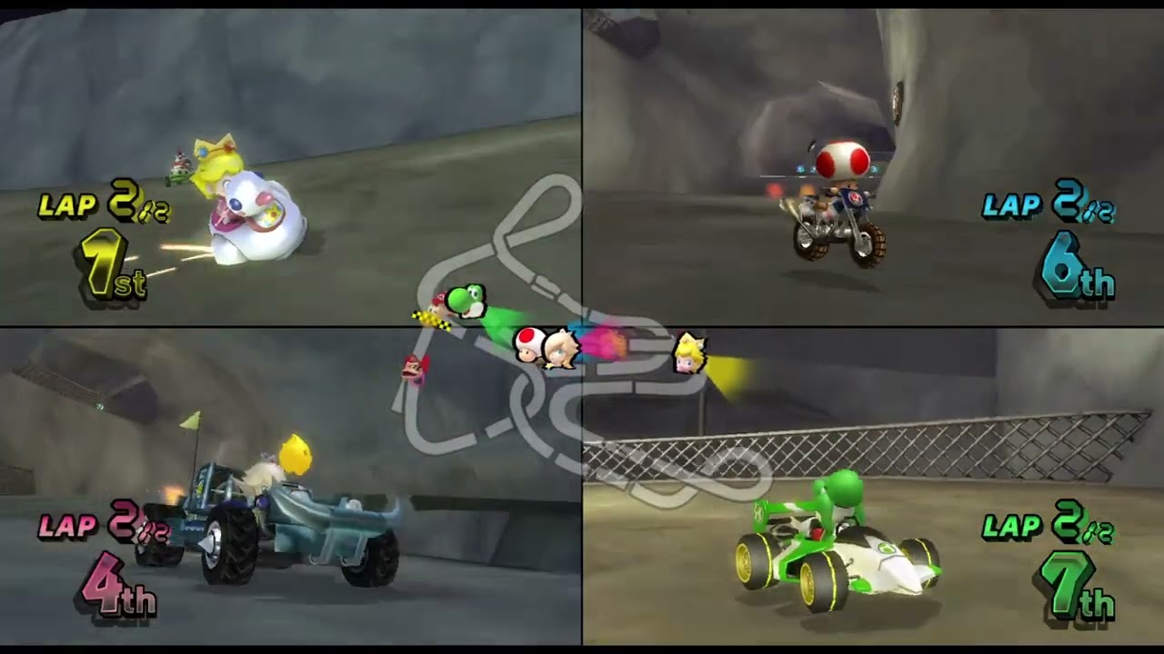 Mario Kart Wii Custom Tracks ✦ 4 Players #506