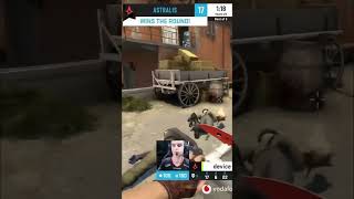 Dev1ce's INSANE AWP ACE from Nothing! #shorts