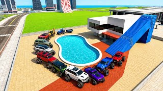 Monster Vehicles Winning Challenge 😨 High Mega Ramp Challenge Video In Indian Bike Driving 3D screenshot 5