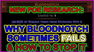 New Discoveries - Why Bloodnotch & Immutable Force Sometimes Stops Working - Path of Exile 3.23 POE