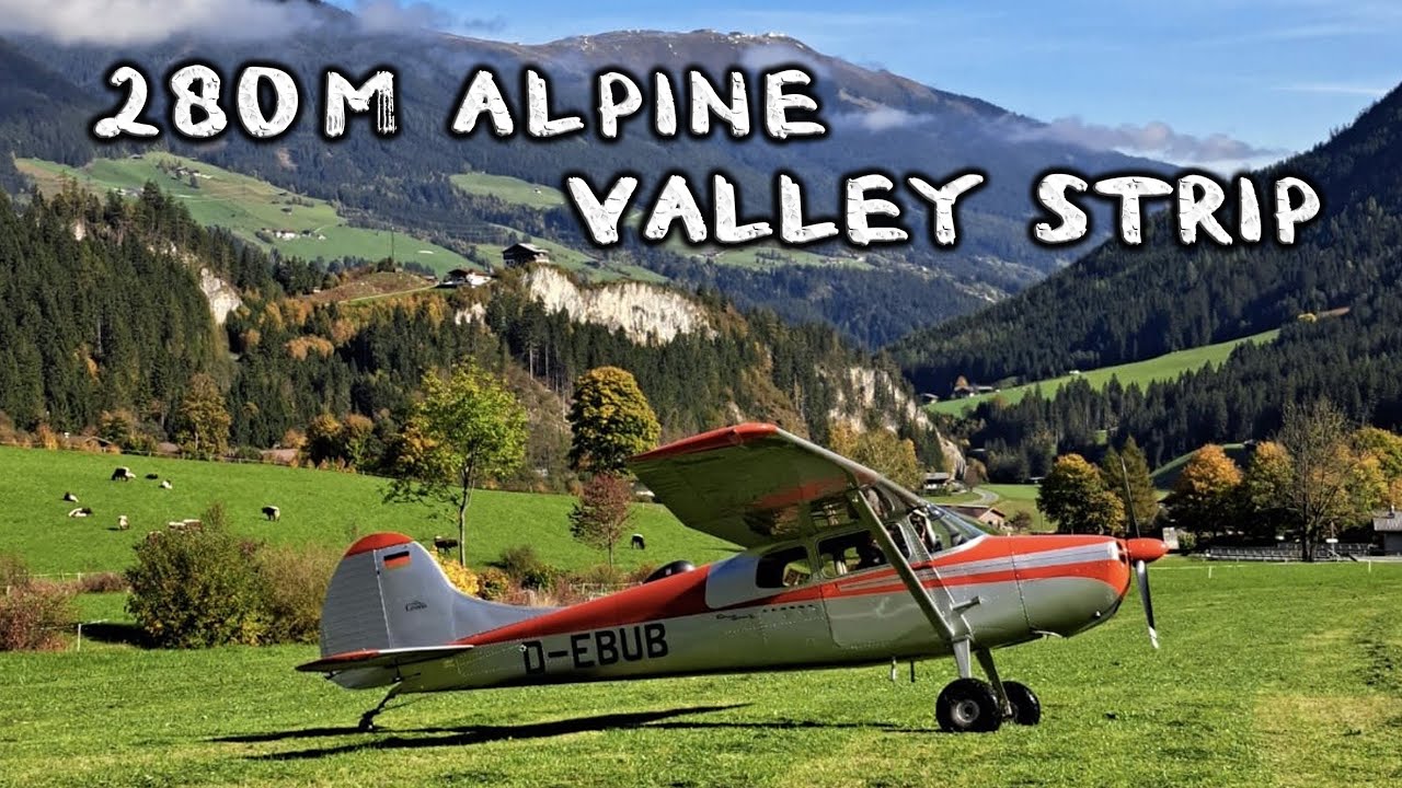 Canyon Approach – 280 m Krimml Mountain Strip • No Go-Around • Austrian Mountain Pilot Meeting