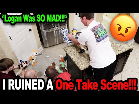 I RUINED A One Take Scene!!! *Logan Was MAD!!!*