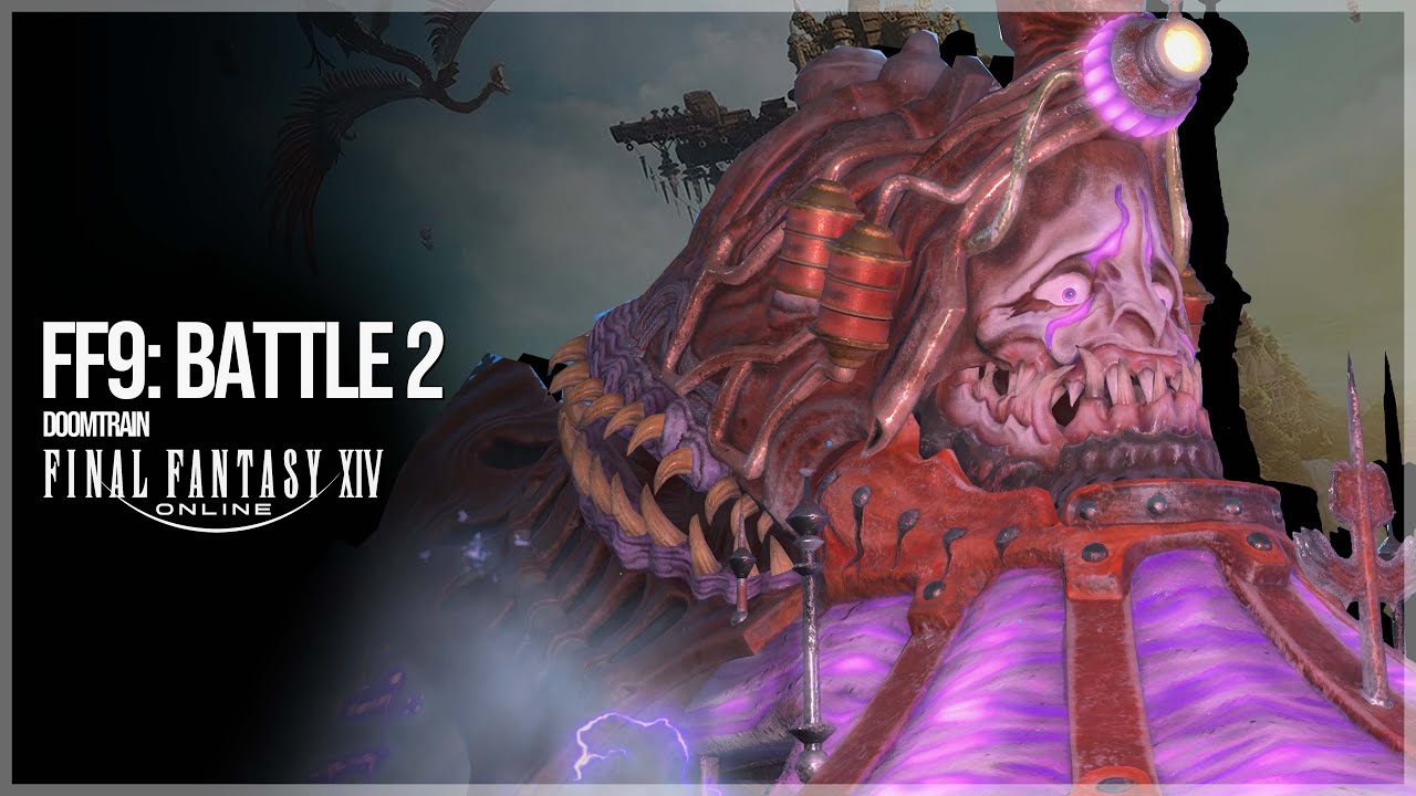 FF9 BATTLE 2 Doomtrain Hell on Rails Trial - FFXIV Music Soundtrack