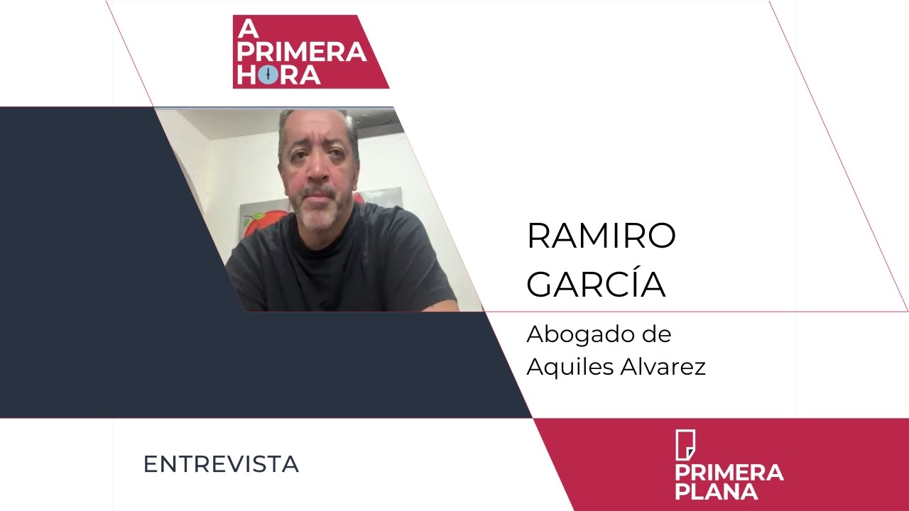 RAMIRO GARCÍA.  ABOGADO DE AQUILES ALVAREZ
