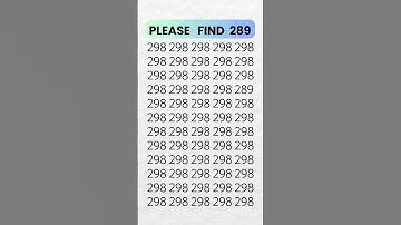 can you find 289 in 5 seconds? #wordpuzzlegame #game #mathematics #mindbendingquiz #puzzle