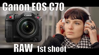 Canon EOS C70 RAW: Skintones, 50p Slowmotion, XF-AVC-Comparison