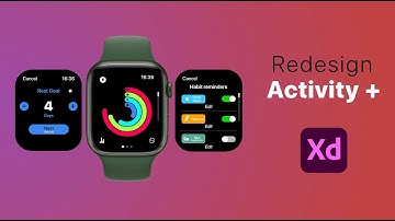Redesign and Prototype - App Activity Apple Watch - Adobe XD