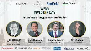 Web3 Investor Day Panel 2026: Regulatory and Policy
