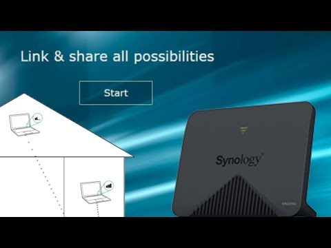 Synology MR2200ac Mesh Router Software Setup Desktop