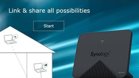 Synology MR2200ac Mesh Router Software Setup Desktop