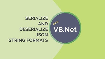 Serialize and Deserialize JSON VB.Net with source code