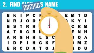 FIND FLOWERS NAME 🥀🌷🌹 | WORD SEARCH | PUZZLE