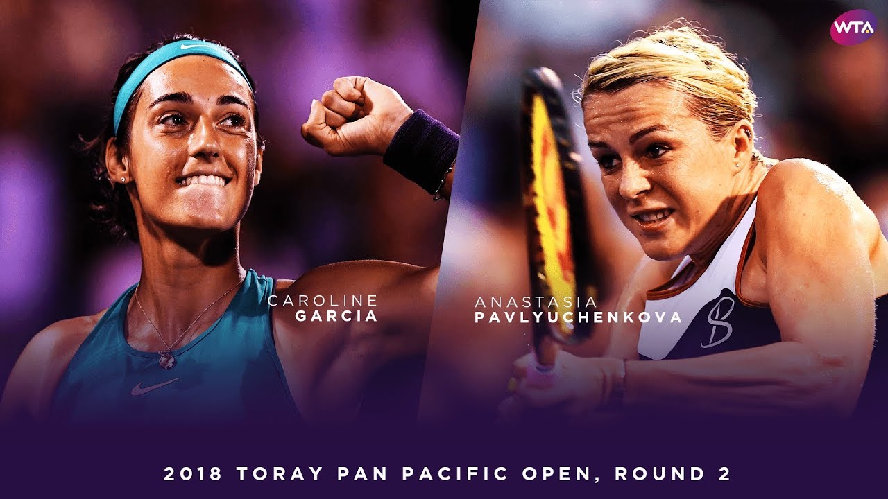 Caroline Garcia vs. Anastasia Pavlyuchenkova | 2018 Toray Pan Pacific Open Round 2 | WTA Highlights wimbledon femme