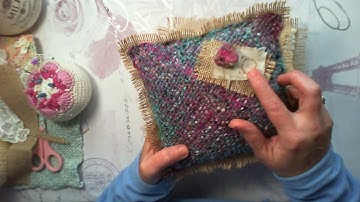 Create with me! | Beginners guide | Mini Pillow | Pin loom weaving