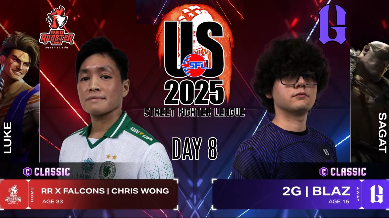 SF6 ▰ Блаз (Сагат) против Криса Вонга (Люк) ▰ Street Fighter League US 2025