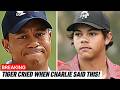 Tiger Woods BROKE DOWN When Charlie Said THIS After Winning #CharlieWoods