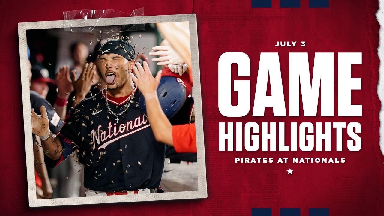 Pirates vs. Nationals Game Highlights (7/3/26) | MLB Highlights