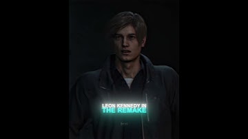 Leon Kennedy ORIGINAL vs REMAKE 😲 [4K] | Resident Evil 2 #shorts