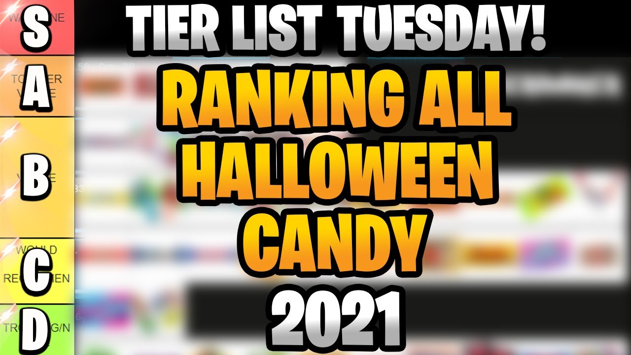 RANKING THE BEST HALLOWEEN CANDY 2021 (TIER LIST TUESDAY)!!