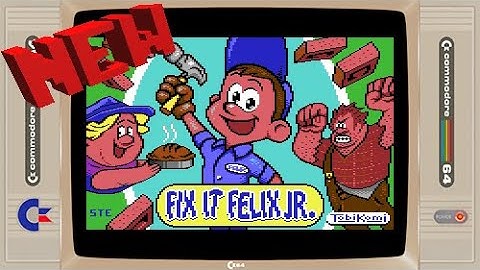 Fix-It Felix Jr. - NEW game for the Commodore 64