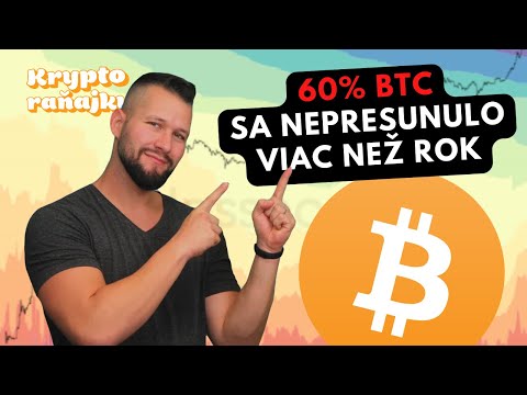 HODLeri to s Bitcoinom nevzdávajú - viac ako 60% BTC sa vôbec nehýbe